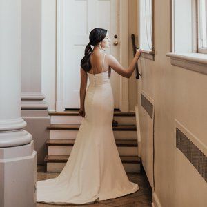 Evie Young Ivory Wedding Dress